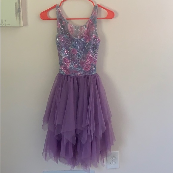 Purple Floral Lyrical Costume - Picture 2 of 4